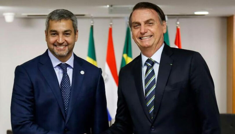 Jair Bolsonaro recibe al presidente de Paraguay Abdo Benítez