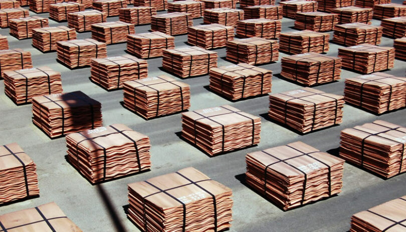 Precio del cobre alcanza su máximo en una decada, la tonelada se cotiza por sobre los US$10.000