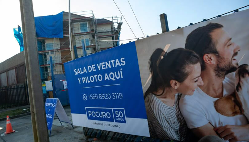Venta de viviendas nuevas en el Gran Santiago cae un 42%
